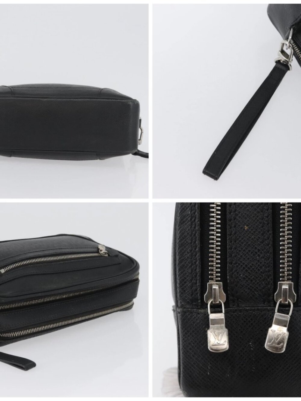 LOUIS VUITTON Taiga Pavel Clutch Bag Ardoise - Picture 15 of 16